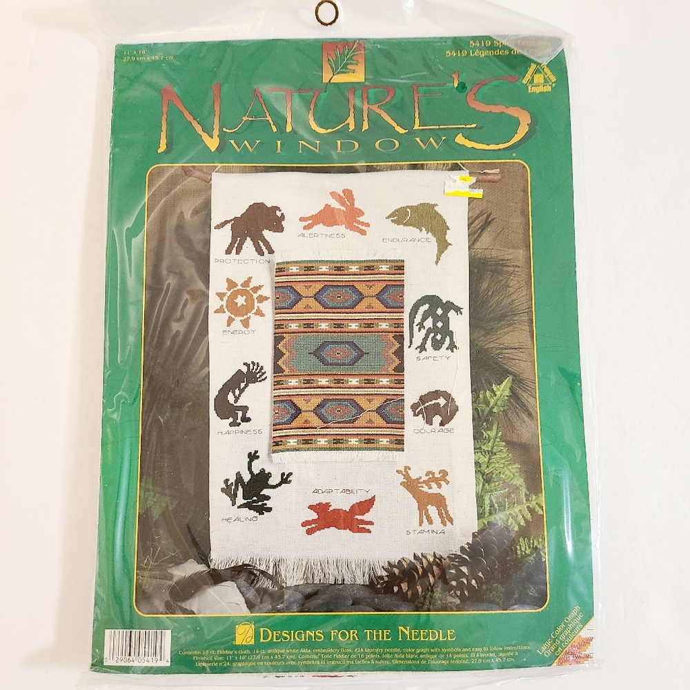 Nature's Window Cross Stitch Embroidery Kit SPIRITS LEGENDS 5419